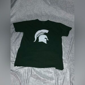Youth M Michigan State Spartans Green SS Gen2 NCAA March Madness Ready